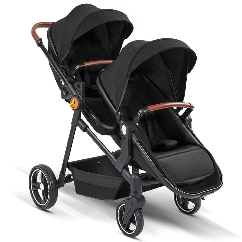 Lightweight Twin Baby Stroller – Foldable Double Pushchair for Travel & Everyday Use