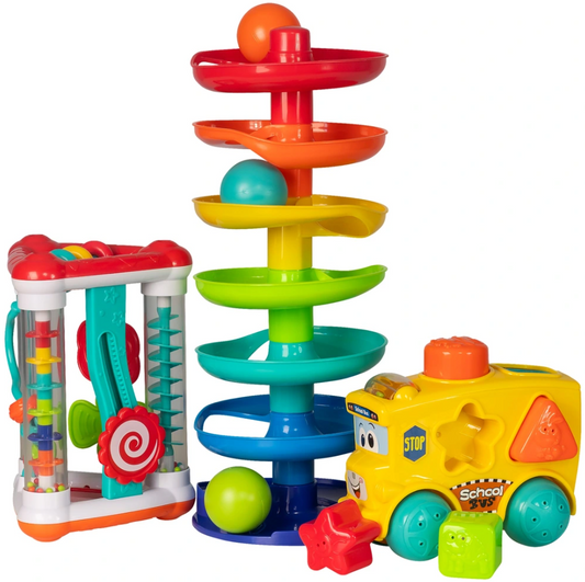 3-in-1 Kids Activity Tower Toy – Interactive Educational Learning Play Set