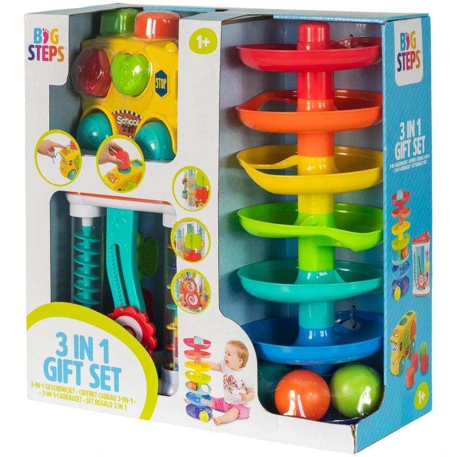 3-in-1 Kids Activity Tower Toy – Interactive Educational Learning Play Set