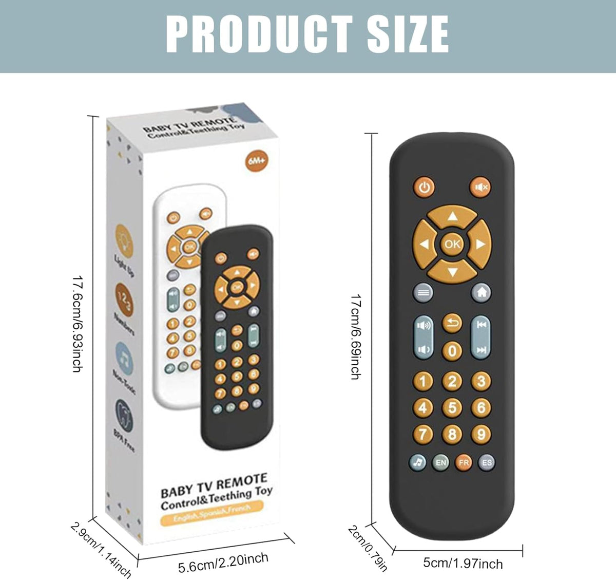 Kids Educational Talking Flash Card Reader Remote Control