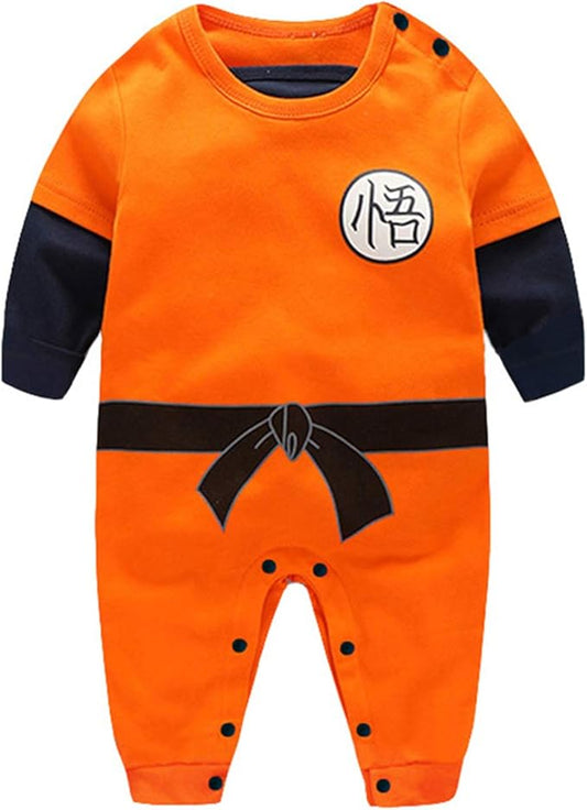 Kids Anime Inspired Baby Romper Long Sleeve Jumpsuit