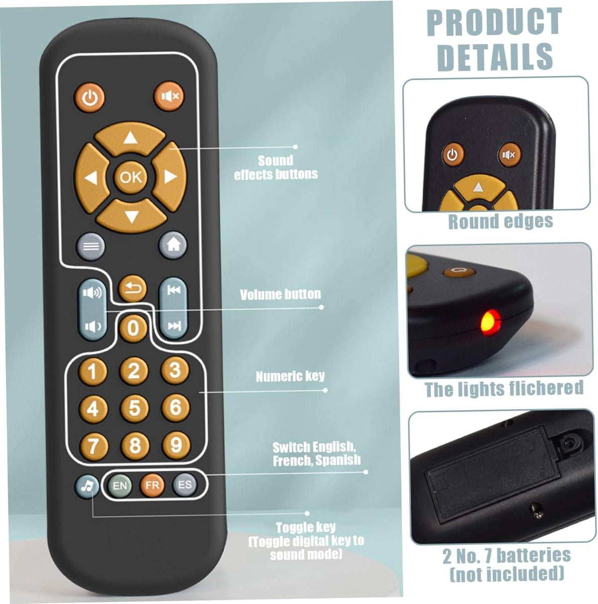 Kids Educational Talking Flash Card Reader Remote Control