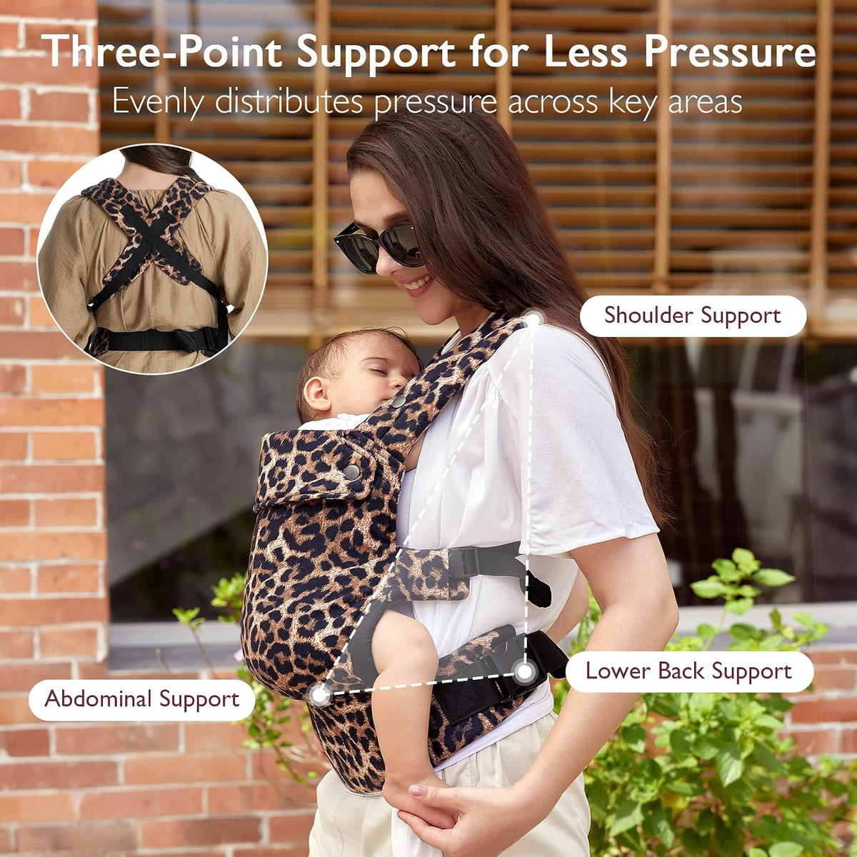 Momcozy PureHug Ergonomic Baby Carrier – Lightweight & Adjustable